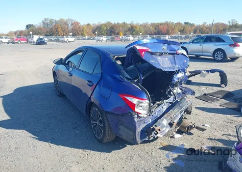 2016 Toyota Corolla S Plus from USA, damaged, VIN 5YFBURHE9GP405601